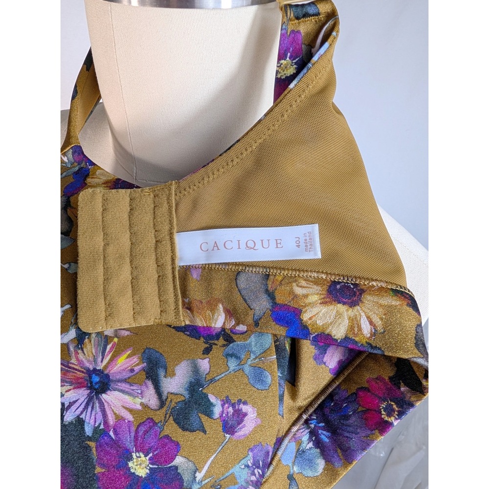 Cacique Floral Full Coverage Maximum Support Bra … - image 4